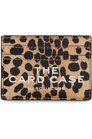 Marc Jacobs The Cheetah leren pasjeshouder