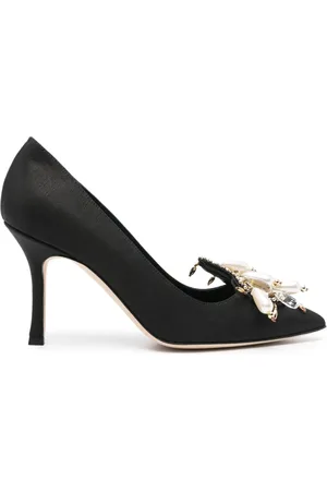 Manolo Blahnik Orientalia leren pumps