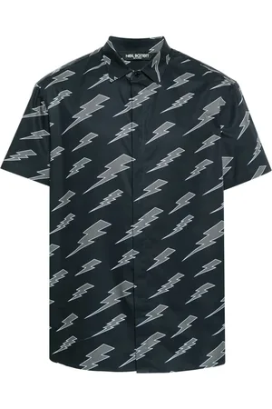 Neil Barrett Overhemd met monogram