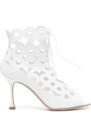Manolo Blahnik Taralo uitgesneden laarzen