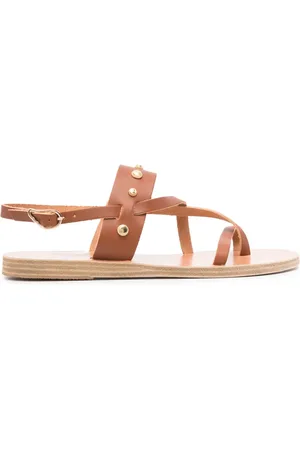 Ancient Greek Sandals Alethea Bee leren sandalen