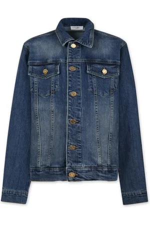 Golden Goose Spijkerjack met logoprint