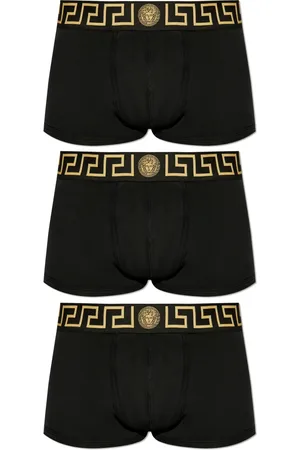 VERSACE Drie boxershorts met Greca