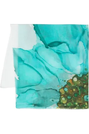 Faliero Sarti Sjaal met bloemenprint