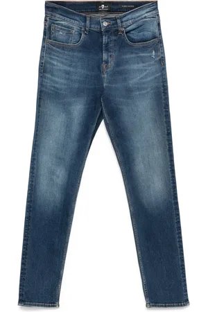 7 for all Mankind Slimmy jeans met toelopende pijpen
