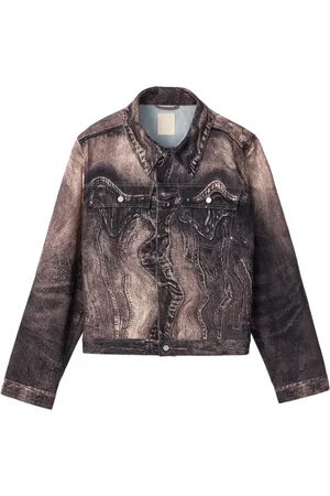 Camper Denim jack met print