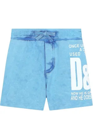 Dolce & Gabbana Katoenen shorts met logoprint
