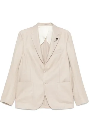 LARDINI Blazer met enkele rij knopen
