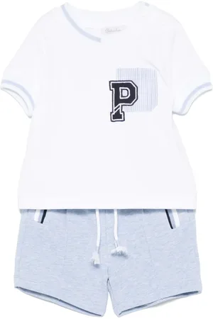 PATACHOU Top en shorts met geborduurd logo