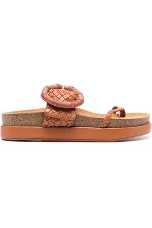 JOHANNA ORTIZ Broadwalk Romance leren slippers
