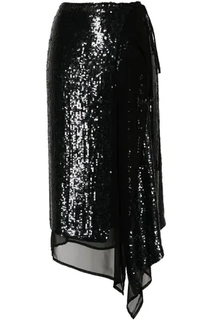 P.A.R.O.S.H. Glare rok met pailletten