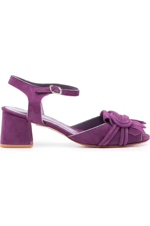 Sarah Chofakian Antonieta suède sandalen