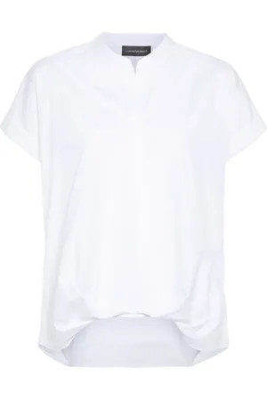 LORENA ANTONIAZZI Gesmockte blouse