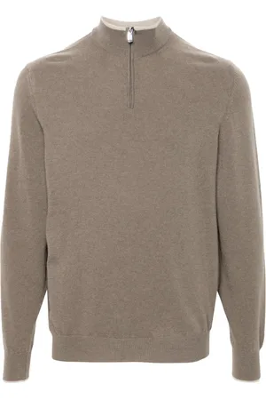 FEDELI Geribbelde sweater