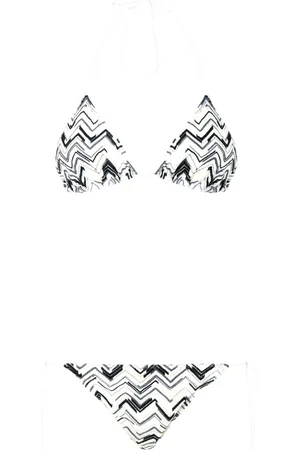 Missoni Bikini met zigzag gebreide