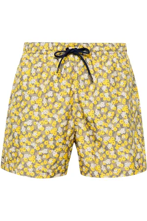 CANALI Zwembroek met bloemenprint