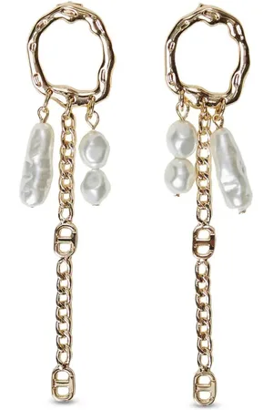 Twin-Set Oorbellen met parelmoer