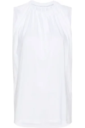 Maison Margiela Top met gesmockt detail
