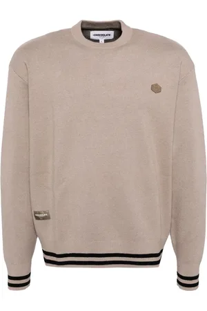 Chocoolate Trui met logopatch