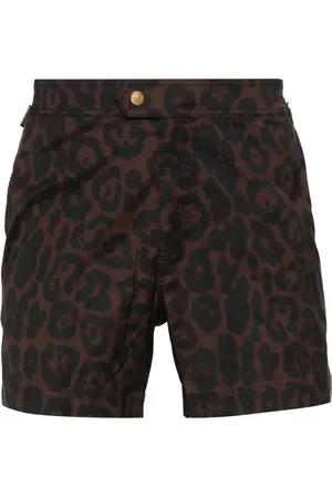 Tom Ford Zwembroek met luipaardprint