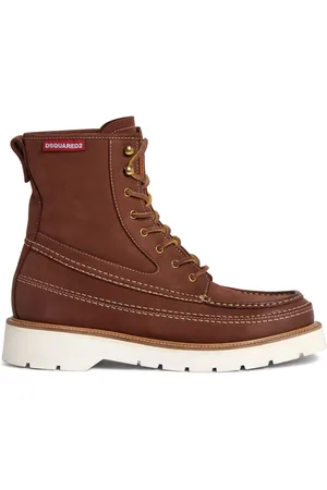 Dsquared2 Leren laarzen met naad