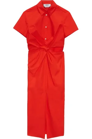 Msgm Uitgesneden blousejurk