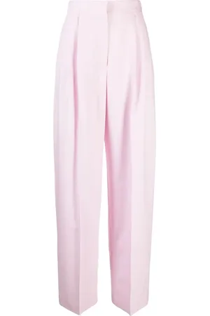 Alexander McQueen High waist plooibroek