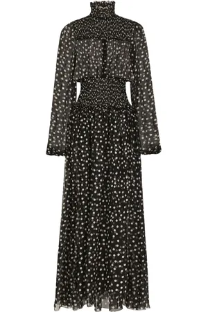 Dolce & Gabbana Zijden jurk met stippen