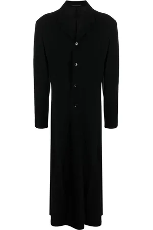 YOHJI YAMAMOTO Mantel met enkele rij knopen