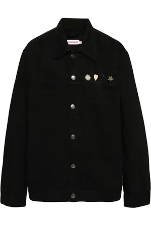 Charles Jeffrey Loverboy Denim jack met studs