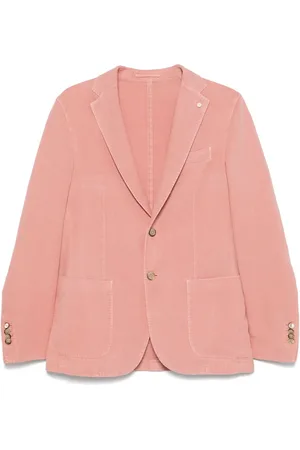 LUIGI BIANCHI MANTOVA Blazer met enkele rij knopen