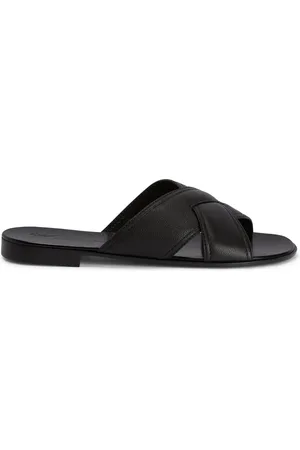Giuseppe Zanotti Flavio leren slippers