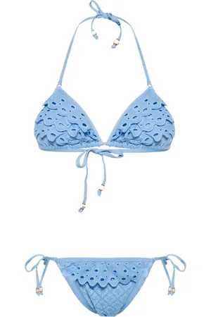 Twin-Set Broderie anglaise bikinitop