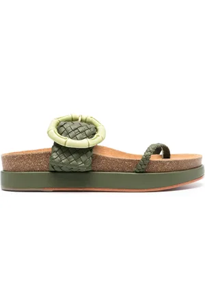 JOHANNA ORTIZ Broadwalk Romance leren slippers