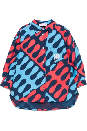 PUCCI Junior Shirt met abstracte print