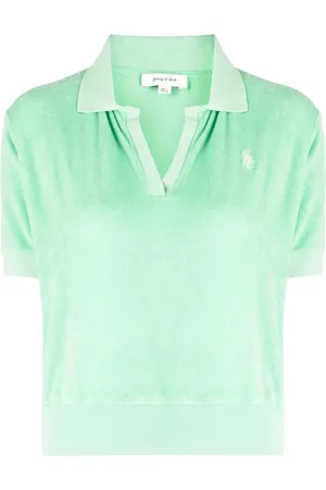 Sporty & Rich Polotop met geborduurd logo