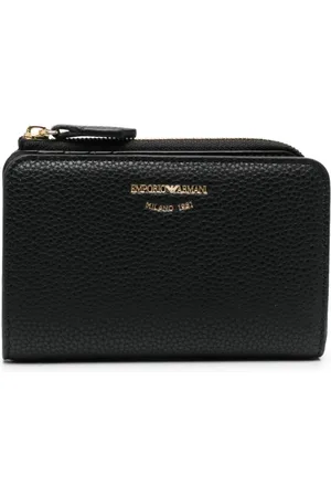 Emporio Armani Leren pasjeshouder