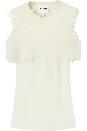 Jil Sander Mouwloze gelaagde top