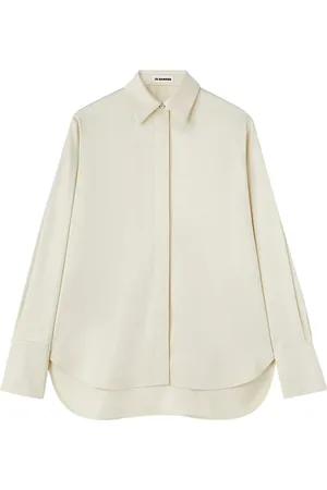 Jil Sander Blouse met puntige kraag
