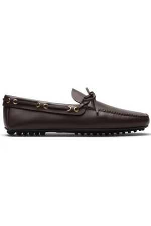 CAR SHOE Leren loafers met strikdetail