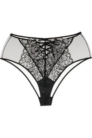 FLEUR DU MAL Slip verfraaid met ringlets en veters
