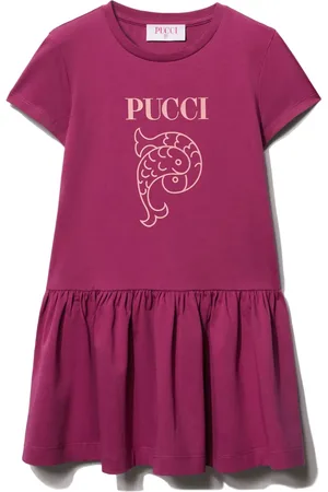 PUCCI Junior Jurk met logoprint