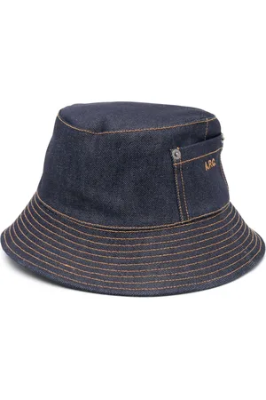 A.P.C. Vissershoed met contrasterende stiksels