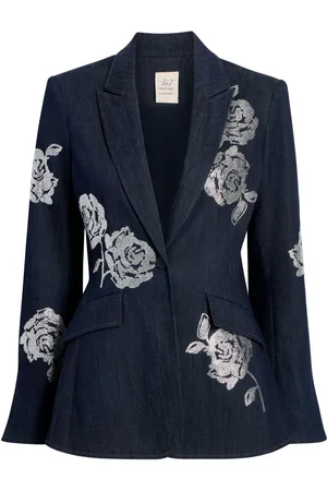 Cinq A Sept Heatset Roses Cheyenne blazer