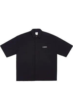MARCELO BURLON Overhemd met korte mouwen en logoprint
