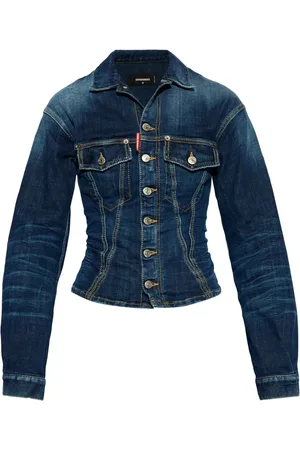 Dsquared2 Denim jack met knopen