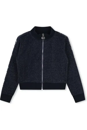 Michael Kors Sweater met logo en rits
