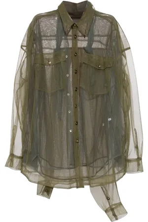 ACT N°1 Gelaagde doorzichtige blouse