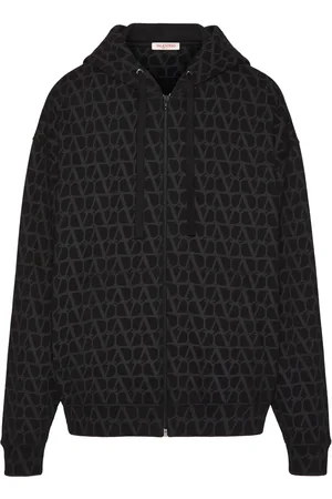 VALENTINO GARAVANI Toile Iconographe hoodie met rits