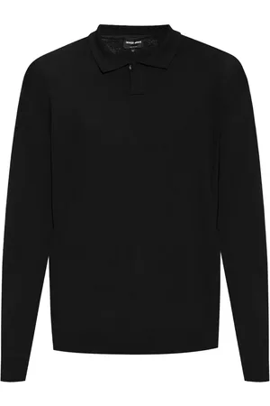 Giorgio Armani Fijngebreid poloshirt